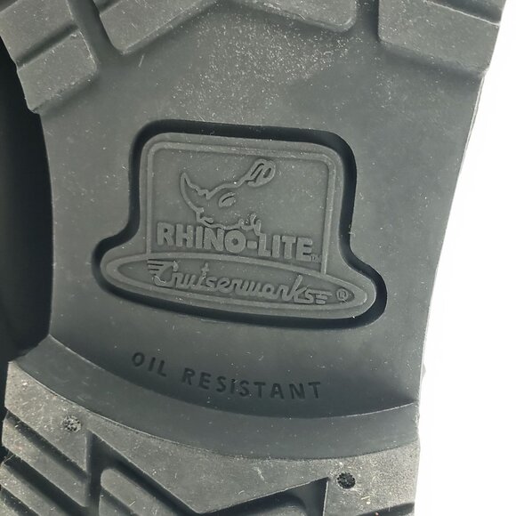 Cruiserworks Men Size 9 Wide Black Leather Classic Motorcycle Pull On Boots NEW - Picture 14 of 14